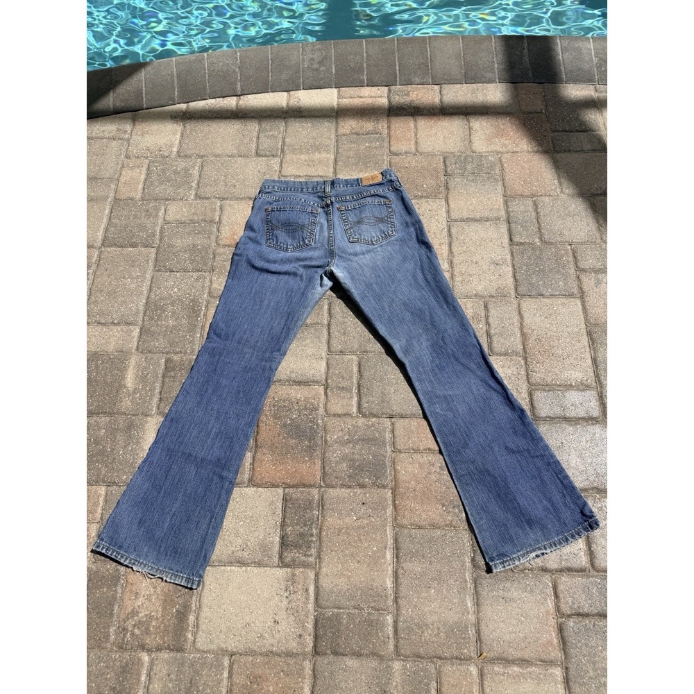 Abercrombie & Fitch Women's Button Fly Boot Cut Jeans Made In USA Size 4S Y2K